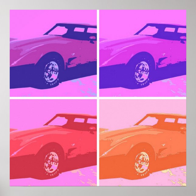 Póster Coches Clásicos de 1979 (Frente)