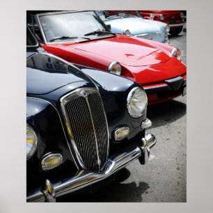 Póster Coches del vintage