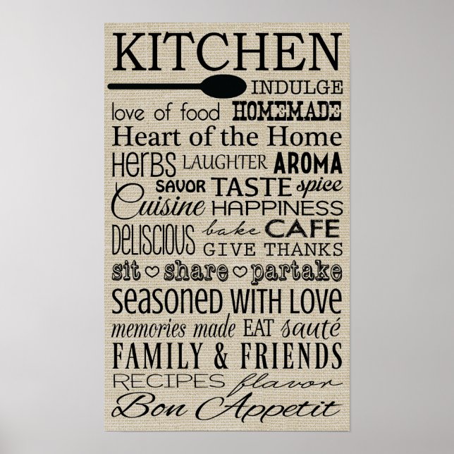 Póster Cocina (Frente)