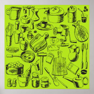 Póster Cocina