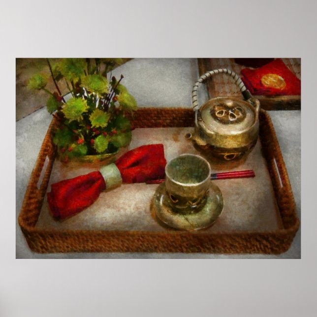 Póster Cocina - Ceremonia de té formal (Frente)