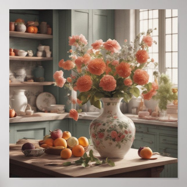 Póster Cocina Cocina Cocina Cocina Cocina Chefs Hacer Art (Frente)