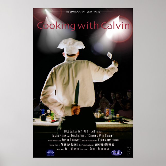 Póster Cocina con Calvin (Frente)