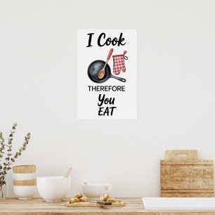 Póster Cocina de Cita Divertida