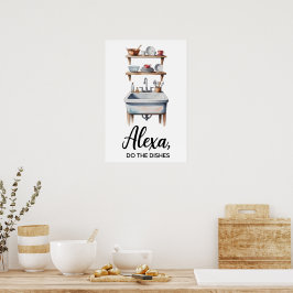 Póster Cocina de Cita Divertida
