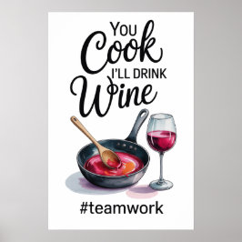 Póster Cocina de Cita Divertida