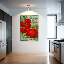 Póster Cocina de cocción de semillas de tomate de comida