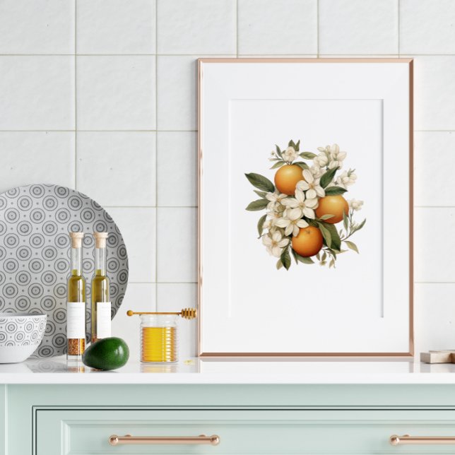 Póster Cocina de flores de Naranja de época (Subido por el creador)