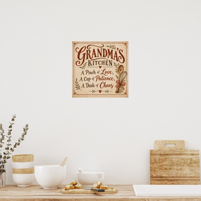 Póster Cocina de la Abuela (Cocina)
