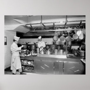 Póster Cocina del hotel de St Regis, 1900s tempranos