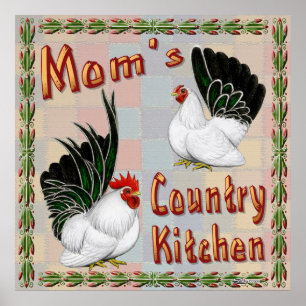 Póster Cocina del país de la mamá