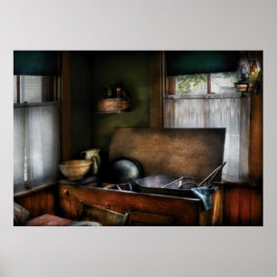 Póster Cocina - el fregadero de cocina