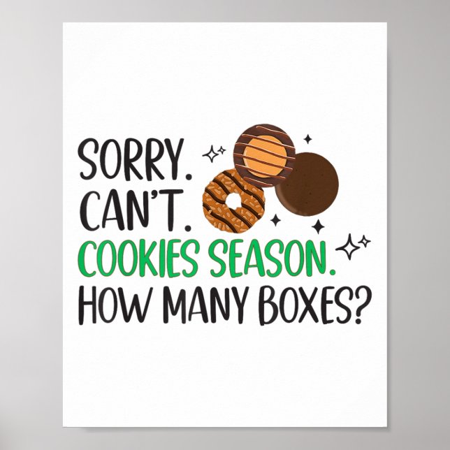 Póster Cocina Er Scout para Chicas: No se puede cookie Se (Frente)