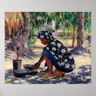 Póster Cocina femenina 2004