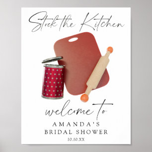 Póster Cocina - Fiesta de bienvenida para la ducha nupcia