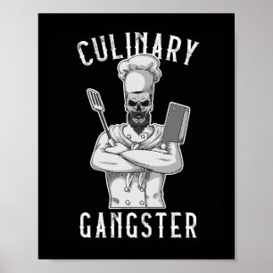 Póster Cocina gastronómica de Gangster Cocina Cocina Coci