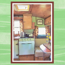 Póster Cocina para caravanas de camper de color dulce