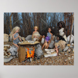 Póster Cocina para la tribu