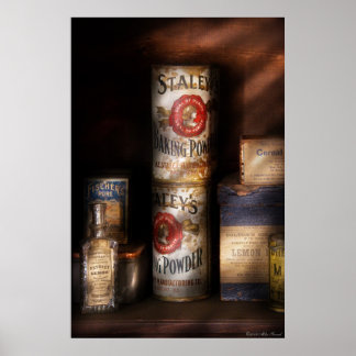 Póster Cocina - Polvo y extracto de limón