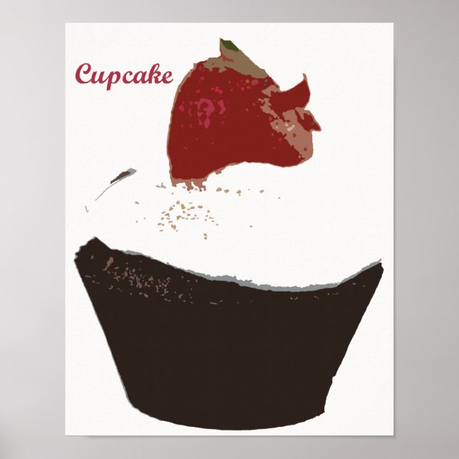 Póster Cocina retro - Pastel (Frente)