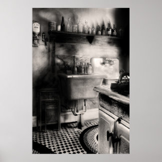 Póster Cocina - Una vieja cocina