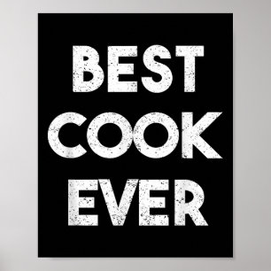 Póster Cocinero con problemas