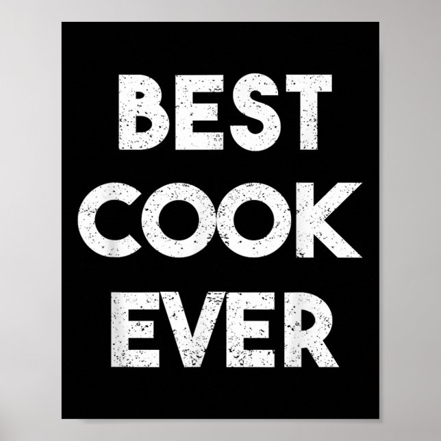 Póster Cocinero con problemas (Frente)