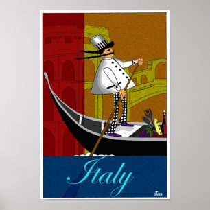 PÓSTER COCINERO DD099 EN ITALIA