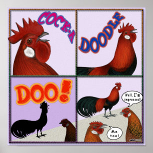 Póster ¡Cock-A-Doodle-Doo!