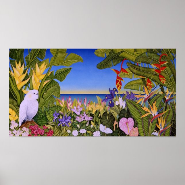 Póster Cockatoo en el paraíso (Frente)