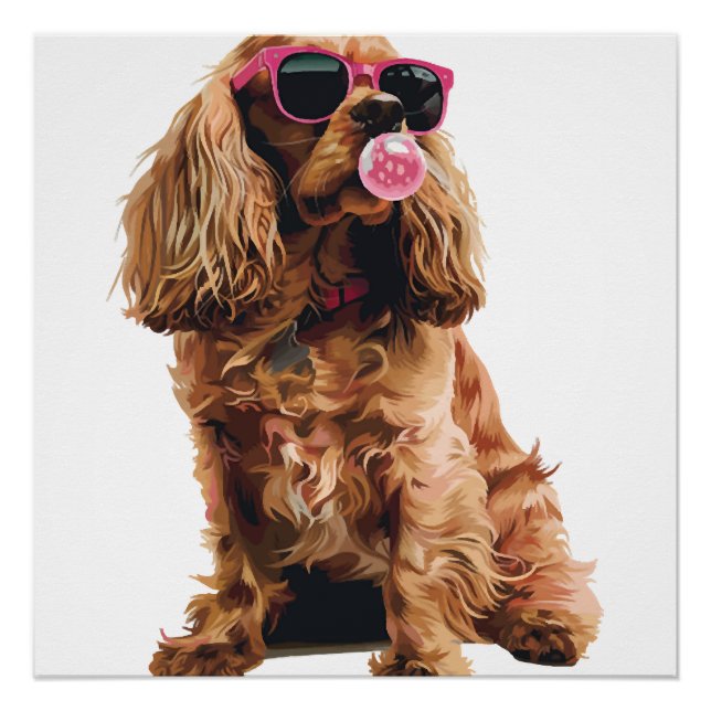 Póster Cocker Spaniel (Anverso)