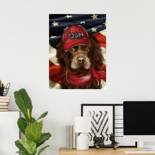 Póster Cocker Spaniel Americano