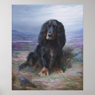 Póster Cocker Spaniel en tierras altas por Lilian Cheviot