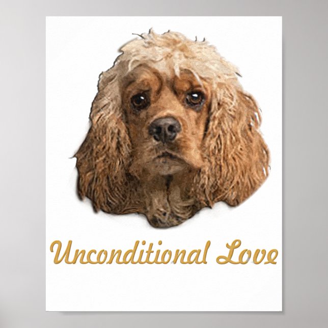 Póster cocker Spaniels (Frente)