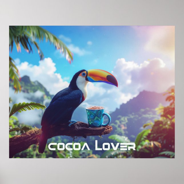 PÓSTER COCOA LOVER - TOUCAN (Frente)