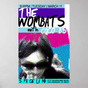 Póster CoCoB en el poster de Spaceland