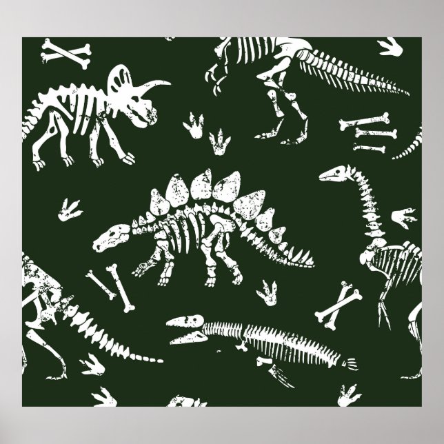 Póster Cocodrilos personalizados, ilustracion sin fisuras (Frente)