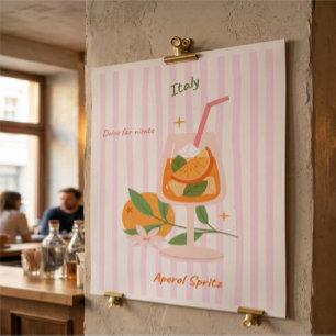 Póster Cóctel Aperol Spritz