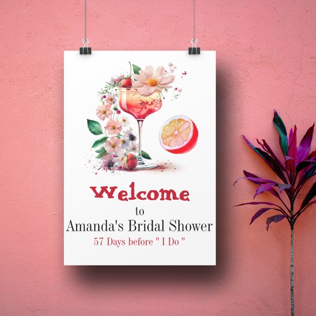 Póster Cóctel Aperol Spritz Cítrico Despedida de Soltera  (Subido por el creador)