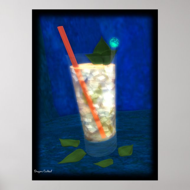 Póster Cóctel: Mint Julep (Frente)