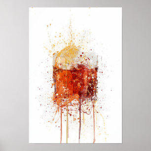 Póster Cóctel Negroni