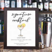 Cóctel Signature Lemon Drop para Despedida de Solt