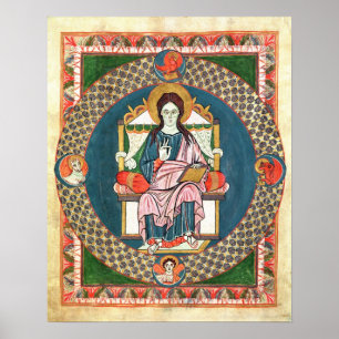 Póster Cod. 1948 Christ in Majesty