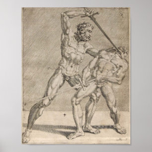 Póster Cod. I.6.2.5 Fechtbuch, 16. Jh. 2. y 3. V.