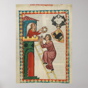 Póster Codex Maness - Graf Kraft von Toggenburg