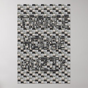 Póster código a la vieja escuela