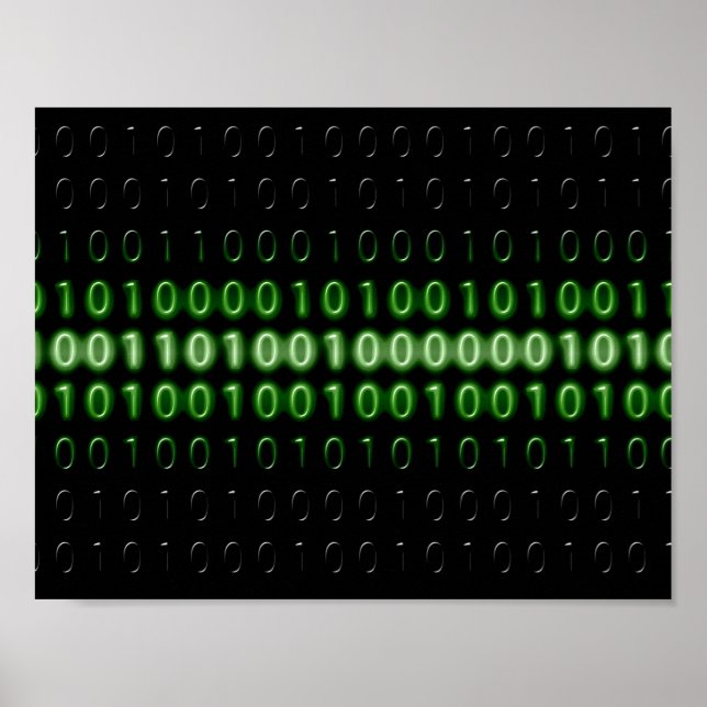 Póster código binario-475664 CÓDIGO BINARIO COMPUTERWORLD (Frente)