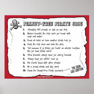 Póster Código Cacahuete-Libre del pirata (poster)