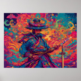 Póster Código colorido: Samurai