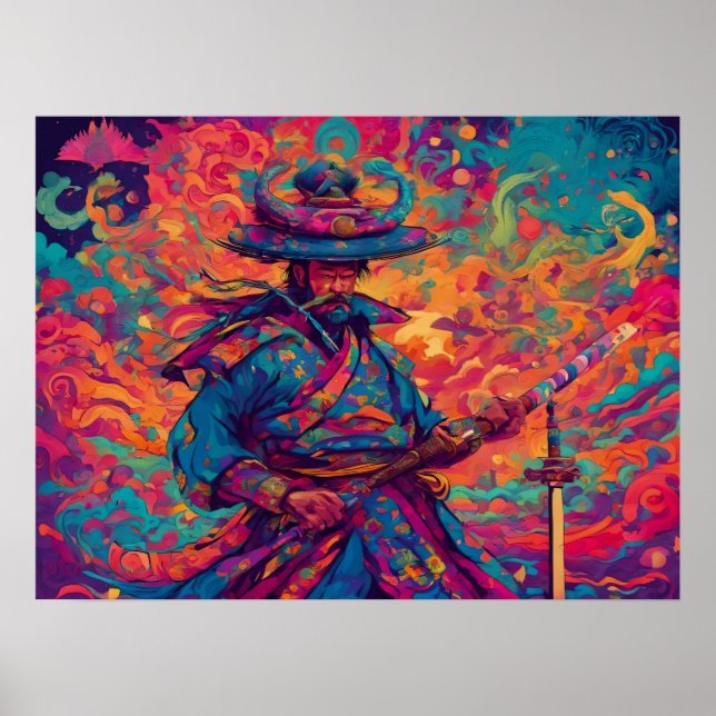 Póster Código colorido: Samurai (Frente)